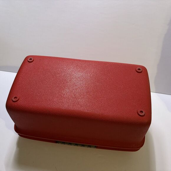 Rare Samsonite Saturn Carry On Hard Luggage Red Retro Beautiful Trendy - Picture 14 of 14
